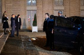 President Macron And President Nauseda Dinner - Paris