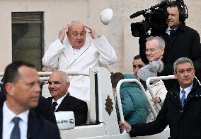 Pope Francis Leads The  General Audience - Vatican