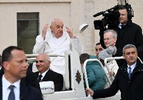 Pope Francis Leads The  General Audience - Vatican