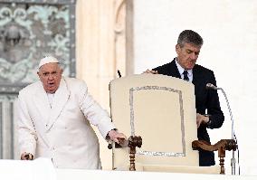 Pope Francis Leads The  General Audience - Vatican