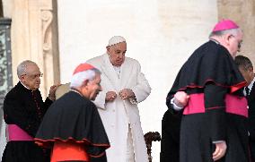 Pope Francis Leads The  General Audience - Vatican