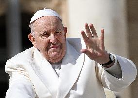 Pope Francis Leads The  General Audience - Vatican