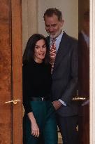 Spanish Royal Couple Receives Representative Of Disabled Committee - Madrid