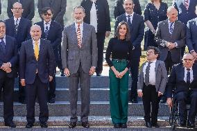 Spanish Royal Couple Receives Representative Of Disabled Committee - Madrid