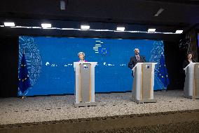 Charles Michel President Of The European Council At The European Council