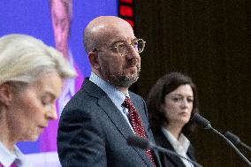 Charles Michel President Of The European Council At The European Council