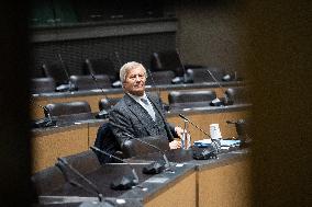 Vincent Bollore hearing at the National Assembly - Paris