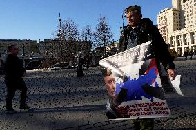 Presidential campaign in Russia - Moscow