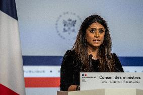 French Council Of Ministers Press Conference