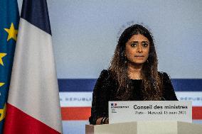 French Council Of Ministers Press Conference