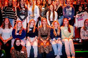 Queen Maxima Visits Students Art Camp - Netherlands