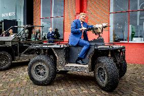 King Willem-Alexander Visits Innovation Hub Mindbase - Rotterdam