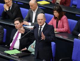 GERMANY-BERLIN-SCHOLZ-BUNDESTAG-QUESTION TIME