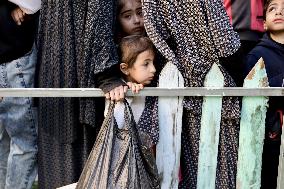 MIDEAST-GAZA CITY-RAMADAN-FOOD RELIEF