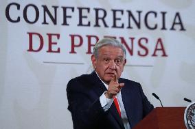 Mexico’s President Lopez Obrador Briefing Conference