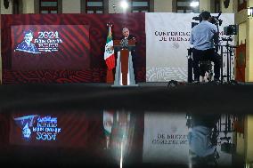 Mexico’s President Lopez Obrador Briefing Conference