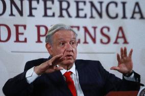 Mexico’s President Lopez Obrador Briefing Conference