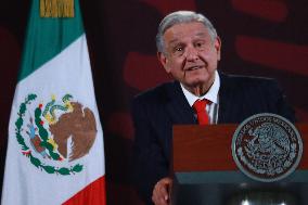 Mexico’s President Lopez Obrador Briefing Conference