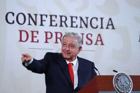 Mexico’s President Lopez Obrador Briefing Conference