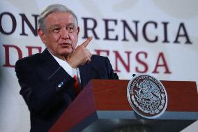 Mexico’s President Lopez Obrador Briefing Conference