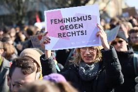 International Women's Day Demonstrations in Berlin, Germany
