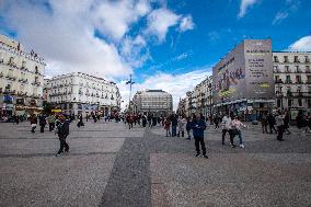 Daily Life In Madrid, Spain