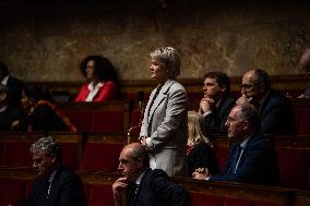 Question Session To The Government In The French Parliament
