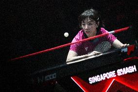 (SP)SINGAPORE-TABLE TENNIS-WTT SINGAPORE SMASH-WOMEN'S SINGLES