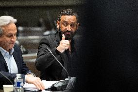 Cyril Hanouna hearing at the National Assembly - Paris