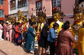 Samyak Mahadan Festival In Lalitpur Of Nepal.