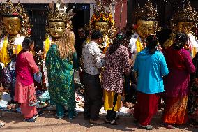 Samyak Mahadan Festival In Lalitpur Of Nepal.