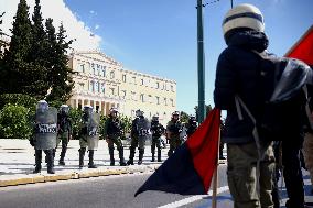 Rally Against University Reform In Greece