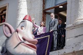 Spanish Royal Couple Visits Gandia - Spain