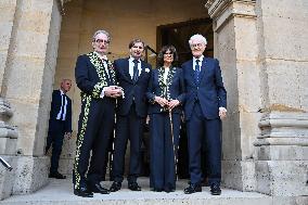 Reception of Sylviane Agacinski at The Academie Francaise - Paris