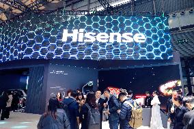 Hisense Booth at AWE2024 in Shanghai
