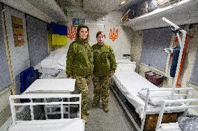 Medical evacuation train presented in Kyiv