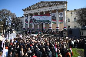 Viktor Orban Speaks On The Anniversary Of The 1848/49 Hungarian Revolution