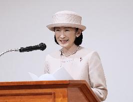 Crown Princess Kiko attends tuberculosis-related event