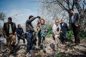 Queen Sofia At 1M2 For Rivers, Lakes And Reservoirs' Campaign- Madrid