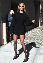 La La Anthony Arrives At The Tamron Hall' Show - NYC