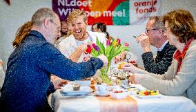 Dutch Royals Participate At NLdoet - Netherlands