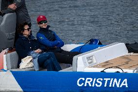 King Juan Carlos Goes Sailing - Sanxenxo