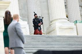 Biden With Taoiseach Leo Varadkar At U.S. Capitol