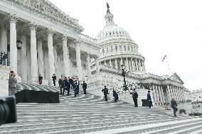 Biden With Taoiseach Leo Varadkar At U.S. Capitol