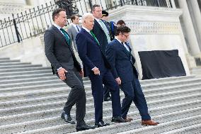 Biden With Taoiseach Leo Varadkar At U.S. Capitol