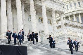 Biden With Taoiseach Leo Varadkar At U.S. Capitol