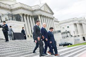 Biden With Taoiseach Leo Varadkar At U.S. Capitol