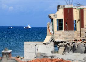 MIDEAST-GAZA-FIRST AID SHIP