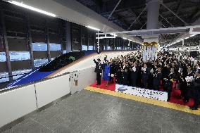 Hokuriku Shinkansen Line stretches through Fukui Pref.