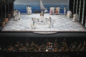 Opera by late conductor Ozawa's company
